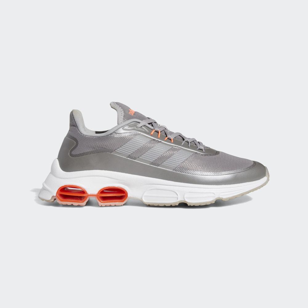 Adidasi Alergare Adidas Quadcube Barbati Romania - Gri Deschis/Corai EG4391